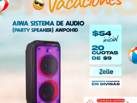 Aiwa | Sistema de Audio  | 80W (AWPOH1D) Sale