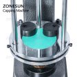 ZONESUN ZS-XG50D Semi Automatic Pilfer Proof Capping Machine For Wine Plastic Bottles Ropp Caps on Sale