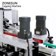 ZONESUN ZS-XG440T2 Automatic Hot Sauce Fruit Jam Metal Lug Caps Beverage Twist-off Caps Glass Bottle Capping Machine Online Sale