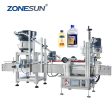 ZS-XG1870P Automatic Spray Bottle Benchtop  Capping Machine With Vibratory Bowl Sorter For Sale