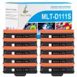 Samsung MLT-D111S Black Toner Cartridge (Samsung 111S) - Standard Yield - 10 Packs Fashion