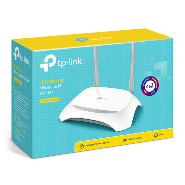 TP-Link TL-WR840N 300Mbps Wireless N Router 4 In 1 WIFI Sale