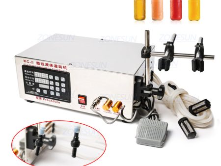 Double Heads Water Juice Bottle Microcomputer Automatic Liquid Filling Machine 3.5L Online now