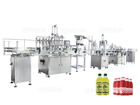 ZS-FAL180R Automatic Shampoo Bottle Cosmetic Hand Gel Piston Liquid Filling Capping Vibrator And Labeling Machine Hot on Sale