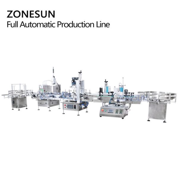 ZS-FAL180C3 Automatic Watercolor Essential Oil Eye Drop Liquid Vial Bottles Filling Capping And Labeling Machine For Cheap