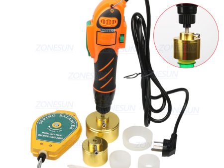 ZONESUN ZS-700 Hand Held Larger Power Bottle Capping Tool Plastic Bottle Capping Machine For Discount