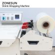 ZONESUN ZS-SX5540 Semi-automatic Cosmetics Perfume Paper Boxes Film Cutting Chamber Shrink Sealing Wrapping Machine With Dispenser Sealer Fashion