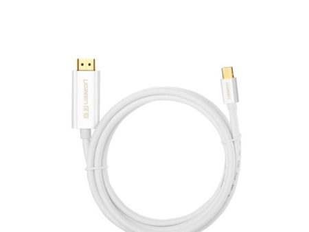 UGREEN USB-C TO HDMI 4K@30HZ ABS CASE CABLE 1.5M (WHITE) Discount