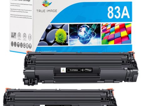 Compatible HP 83A (CF283A) Black Toner Cartridge 2-pack on Sale