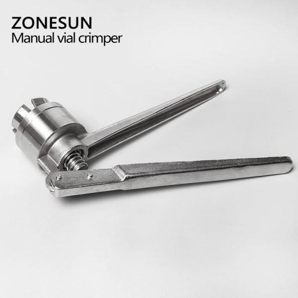 ZONESUN Manual Vial Crimper for Use with 20mm Crimp Seals Crimper Capper Vial Glass Drink Bottle Sealer Tool Fashion