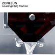 ZONESUN ZS-ASL2 High Speed Automatic Candy Counter Capsule Granule Counting Filling Machine Sale