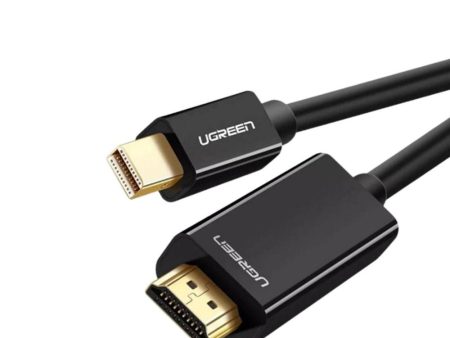 UGREEN MINI DP MALE TO HDMI CABLE 4K (BLACK) For Sale