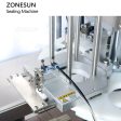 ZONESUN ZS-AFK300 Automatic Preserved Fruit Fish Sauce Aluminum Metal Tin Cans Seaming Capping Canning Machine Online Hot Sale