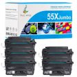 Compatible HP LaserJet 55X CE255X Toner Cartridge - High Yield - 5 Packs Online Sale