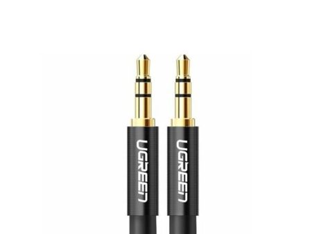 UGREEN STEREO AUDIO 3.5MM MALE TO MALE CABLE 1M (BLACK) Online Sale