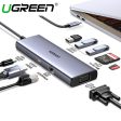 UGREEN USB-C 9IN1 DOCKING 3*USB-A 3.0 + HDMI 4K@30HZ + VGA + RJ45 GIGABIT + SD TF + PD on Sale