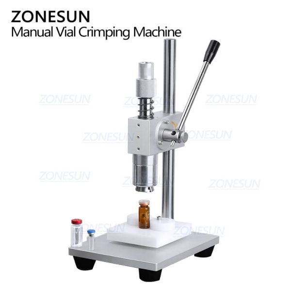 ZS-TVC2 Manual Flip-off Caps Solvent Bottle Capper Solvent Bottle Crimper Vial Capping Machine Online now