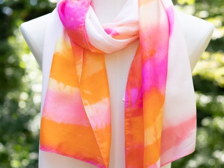 Juno Tie Dye Scarf For Discount