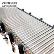 ZONESUN ZS-FCV600 Automatic Powered Flexible V-ribbed Telescopic Roller Expendable Conveyor For Paper Carton Boxes Online Hot Sale