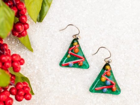 Christmas Tree Earrings Online Hot Sale