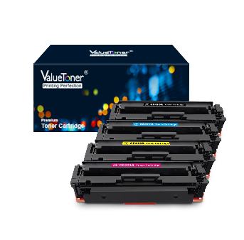 Valuetoner Compatible Toner Cartridge Replacement for HP 410A CF410A CF411A CF412A CF413A to use with Color Laserjet Pro MFP-M477fdw-M477fdn M477fnw-M452dn-M452nw M452dw M477 M452 Printer (4-Pack) Online now