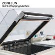 ZONESUN ZS-SX5540 Semi-automatic Cosmetics Perfume Paper Boxes Film Cutting Chamber Shrink Sealing Wrapping Machine With Dispenser Sealer Fashion