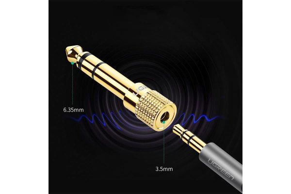 UGREEN 6.35mm Male Jack To 3.5mm Female Jack Audio Adapter on Sale