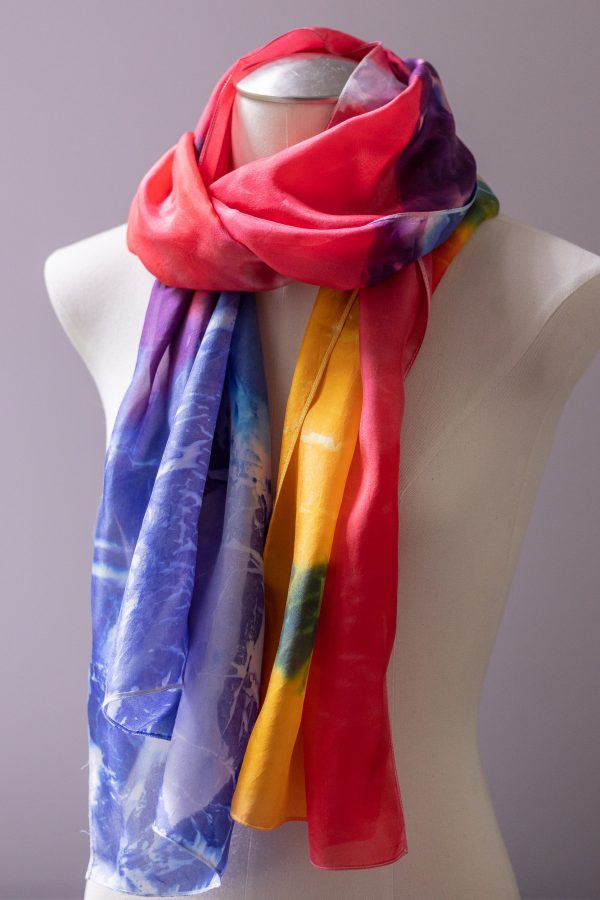 Persimmon Silk Scarf Supply