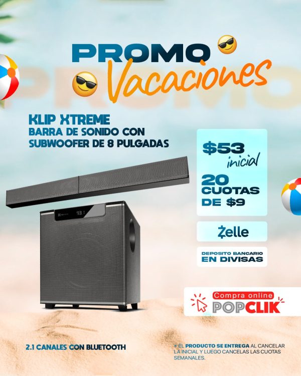 KlipXtreme | Zynk | Barra de sonido | 200W (KSB260) Sale