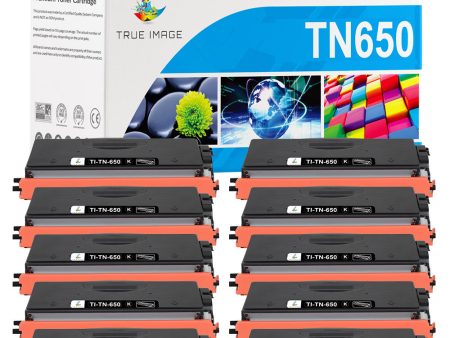 Brother Black Toner Cartridge TN650 - High Yield 10-Pack Supply