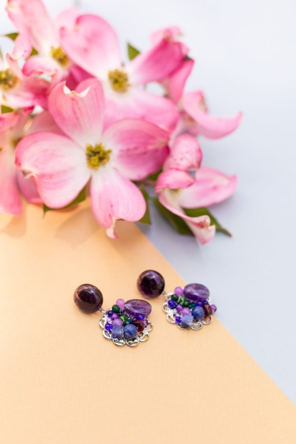 Charoite Earring Online