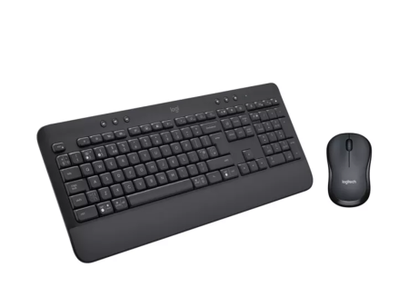 [Combo Set] Logitech Signature K650 Wireless Keyboard with Wrist Rest + Logitech Signature M650 Wireless Mouse For Discount