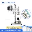 ZONESUN ZS-EVC1 Semi-automatic 13-33mm Small Glass Vial Plastic Aluminium Flip Off Bottle Cap Sealing Crimping Capping Machine For Oral Liquid For Cheap