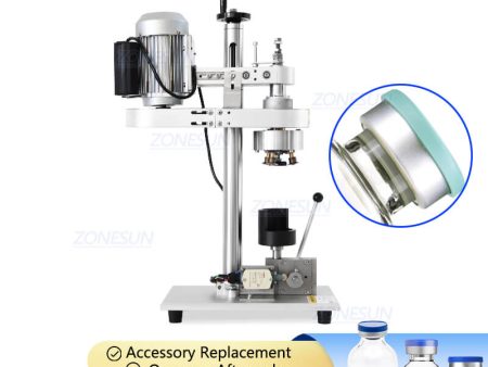 ZONESUN ZS-EVC1 Semi-automatic 13-33mm Small Glass Vial Plastic Aluminium Flip Off Bottle Cap Sealing Crimping Capping Machine For Oral Liquid For Cheap