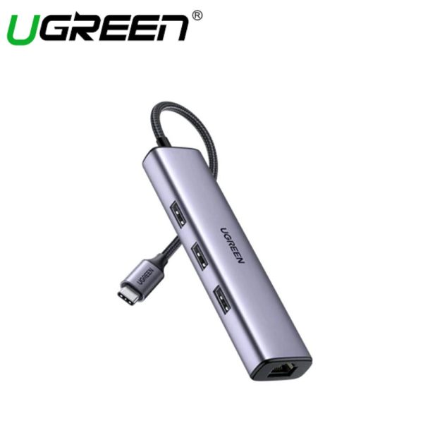 UGREEN USB-C TO 3*USB 3.0A + GIGABIT WITH 1 USB POWER PORT Supply