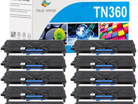 Compatible Brother TN360 Black Toner Cartridge 10-Pack For Cheap