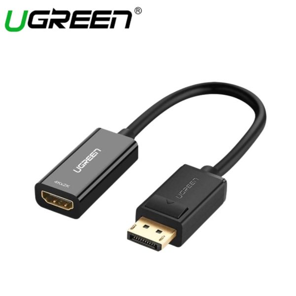 UGREEN DP TO HDMI FEMALE CONVERTER 1080P@60HZ (BLACK) on Sale