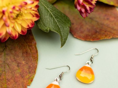 Candy Corn Earrings Cheap