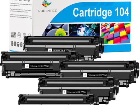 Compatible Canon 104 Black Toner Cartridge - Standard Yield - 5-Pack For Sale