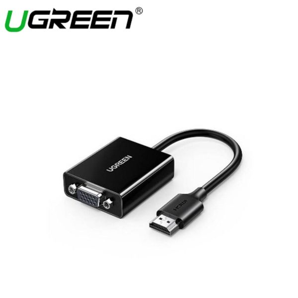 UGREEN HDMI TO VGA CONVERTER WITHOUT AUDIO (COMMERCIAL PACK) 1920*1080@60Hz Online