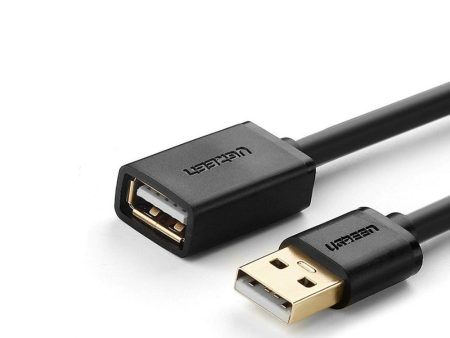 UGREEN USB 2.0 A MALE TO A FEMALE CABLE (BLACK) For Discount