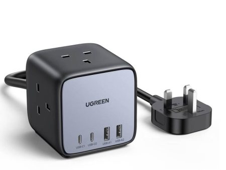 UGREEN Power Adapter - GAN Fast Charger 65W DigiNest Cube (3 PORT) UK Online now