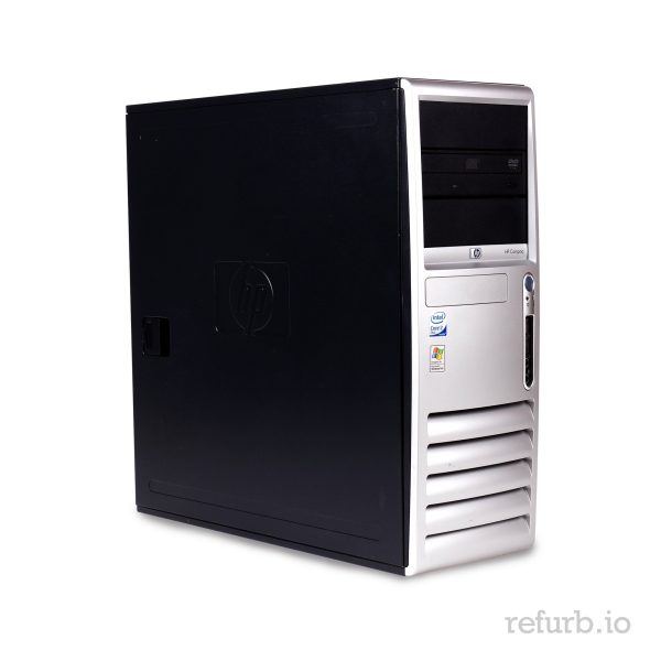 HP COMPAQ DC7700 BUSINESS, INTEL PENTIUM D 3.4GHz, 4GB, 250GB DVD, 19  FLAT SCREEN MONITOR Sale