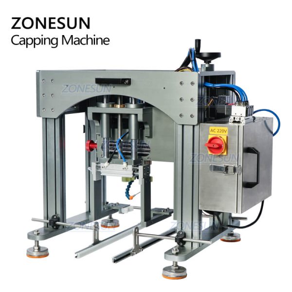 ZS-XG20 Semi-automatic Cosmetics Spray Bottle Caps Screw Capping Machine Discount