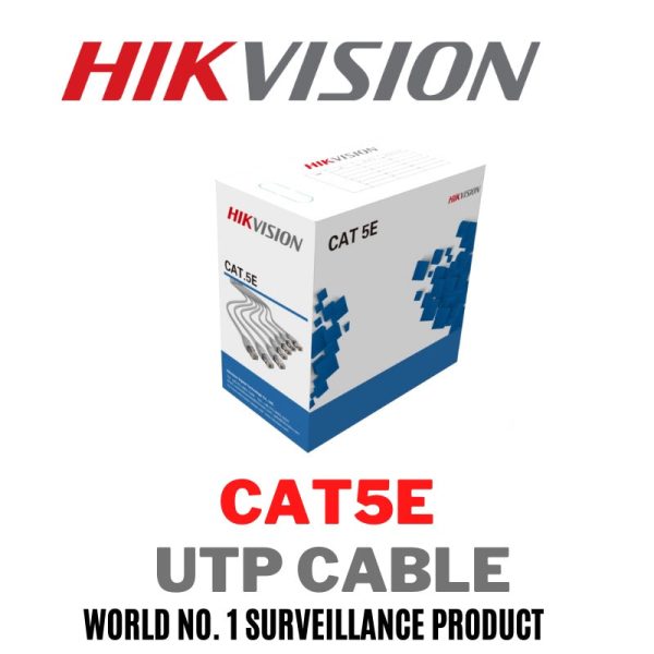 HIKVISION DS-1LN5E-E E 305 m CAT5E UTP Network Cable (Solid Copper, 0.45 mm, CMX) Supply