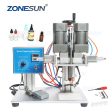 ZONESUN ZS-XG6100 Small Desktop Bottle Capping Machine For Water Beverage Smoking Oil Bottles Discount