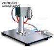 ZONESUN ZS-YG25Q Semi-Automatic25.4mm (1 inch) Pneumatic Aerosol Metal Can Sealer Machine Air Freshener Deodorant Cans Capping Crimping Machine Online now