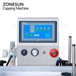 ZONESUN ZS-XG1870M Compact Desktop Plastic Spray Bottles Capping Machine For Energy Drinks Chocolate Jam Body Lotion Caps Screwing Machine on Sale