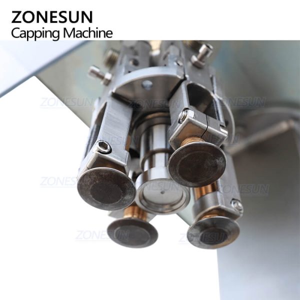 ZONESUN ZS-XG60C Semi-automatic Soda Drinks Spirits Liquor Wine Aluminum ROPP Bottle Capping Sealing Machine Online