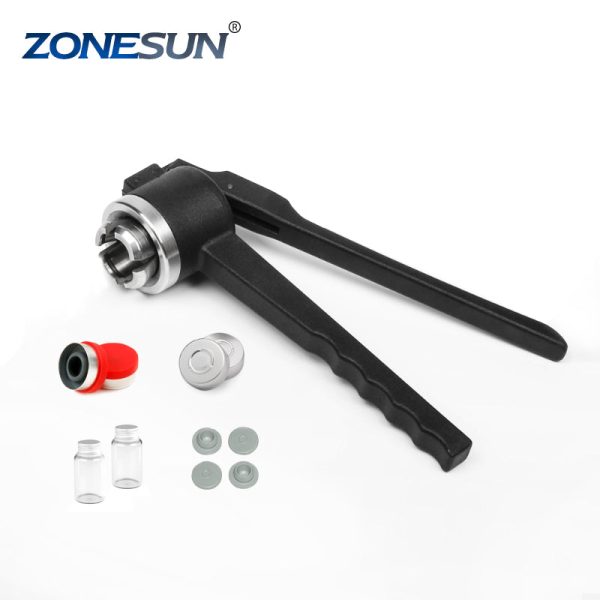 ZONESUN Vial Crimper Manual Hand Crimper for Use For 20mm Crimp Seals Crimper Capper For Sale